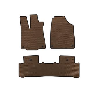 EVA autokoberce do interiéru (2 řady, hnědé) Acura MDX 2013–2020