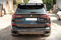 BMW X5 G05 2019–2026 Spodní spoiler V1 (přírodní karbon) fotografie 2