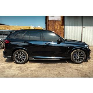 Karbonové nástavce prahů V3 (pravý karbon) BMW X5 G05 2019–2026 fotografie 4