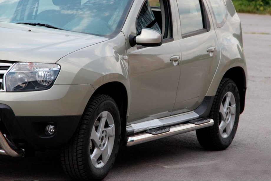Renault Duster 2008–2017 Boční trubky s vložkami (2 ks, nerez) Fotografie 5