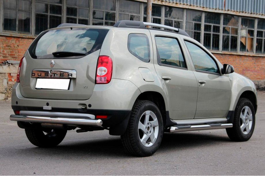 Renault Duster 2008–2017 Boční trubky s vložkami (2 ks, nerez) Fotografie 3