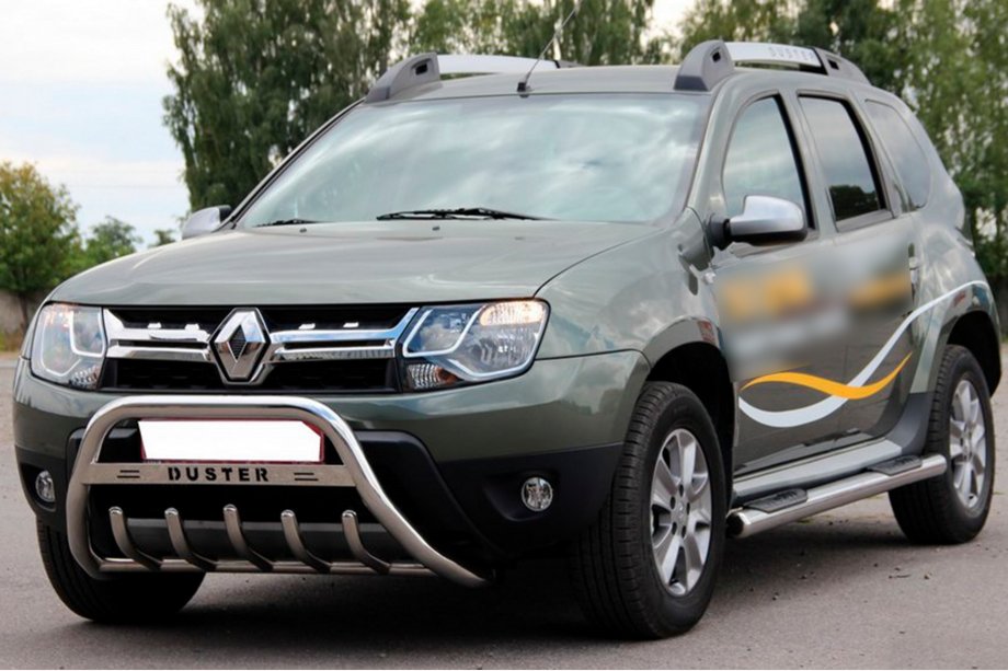 Renault Duster 2008–2017 Boční trubky s vložkami (2 ks, nerez) Fotografie 1