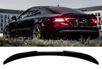 Audi A7 2010–2018 Spoiler DPT V2 (Sedan, černý lesk) fotografie 1