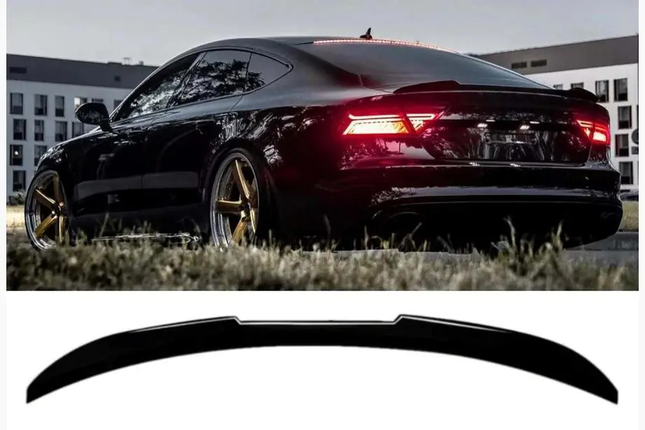 Audi A7 2010–2018 Spoiler DPT V2 (Sedan, černý lesk) Image