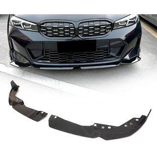 Přední lip spoiler DPT V-2 (pro 2022+, M Technic, lesklá černá) BMW řada 3 G20/G21 2018– fotografie 1