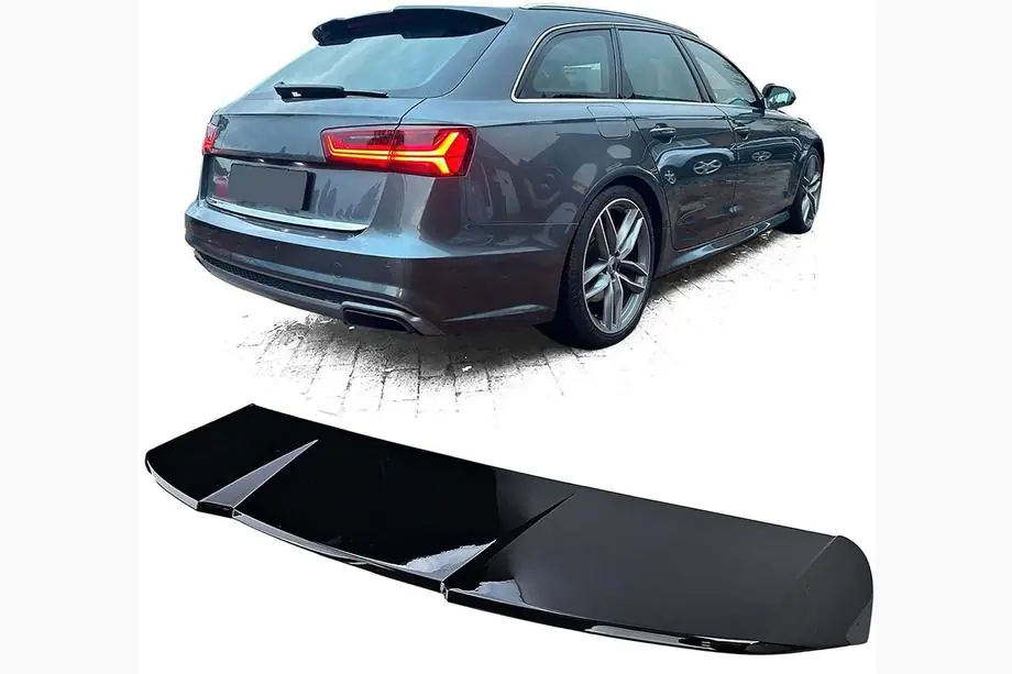 Audi A6 C7 2011–2017 Spoiler DPT V2 (Avant, černý lesk) Image