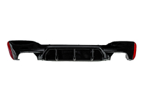 BMW řada 5 G30/G31 2017–2023 Zadní difuzor DPT (pro M-Sport/M5 F90, lesklá černá) fotografie 2