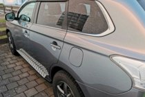 Mitsubishi Outlander 2012–2021 Boční prahy OEM V1 (2 ks, hliník) fotografie 5