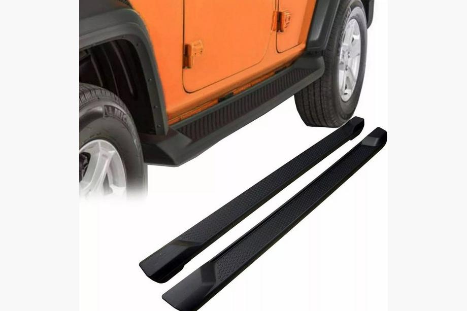 Jeep Wrangler 2018– Boční prahy OEM V2 (pro třídveřové, 2 ks) Image