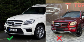 Mercedes GL/GLS třída X166 2012–2019 Maska chladiče GT Panamericana Black (pro GL High) fotografie 7