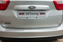 Ford C-Max/Grand C-Max 2010–2019 Nerezová lišta na zadní nárazník OmsaLine fotografie 8