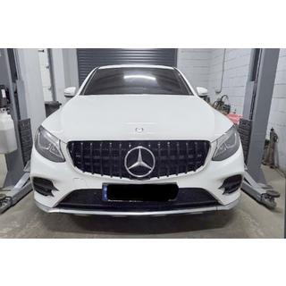 Přední maska chladiče GT Panamericana Black (pro 2015-2019) Mercedes GLC Coupé C253 2016–2023 fotografie 3