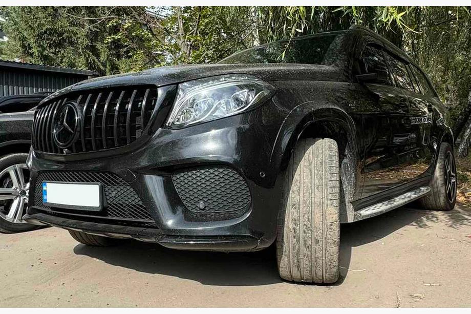 Mercedes GL/GLS třída X166 2012–2019 Přední maska GT Panamericana Black (pro GLS) Fotografie 2