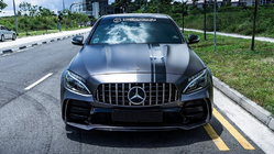 Mercedes C-Class W205 2014–2021 Kompletní přední nárazník (design C63 GT) fotografie 2