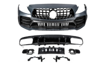Mercedes C-Class W205 2014–2021 Kompletní body kit s difuzorem pro Coupe (design Black Mamba C63GT) fotografie 5