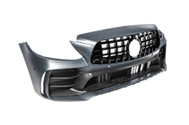 Mercedes C-Class W205 2014–2021 Kompletní body kit s difuzorem pro Coupe (design Black Mamba C63GT) fotografie 13