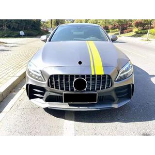 Kompletní body kit s difuzorem pro Coupe (design Black Mamba C63GT) Mercedes C-Class W205 2014–2021 fotografie 3