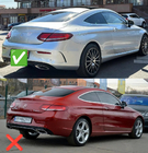 Mercedes C-Class W205 2014–2021 Kompletní sada bodykitu s difuzorem pro Coupe (AMG C63-designs 2014-2018) fotografie 2