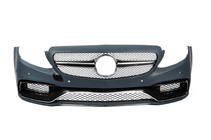 Mercedes C-Class W205 2014–2021 Kompletní sada bodykitu s difuzorem pro Coupe (AMG C63-designs 2014-2018) fotografie 3