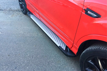 Ford Kuga/Escape 2013–2019 Boční nášlapy Allmond Grey (2 ks, hliník) fotografie 4