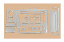 Ford Focus II 2008–2011 Kryty na panel Clima (mini sada, hliník) fotografie 2
