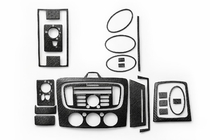 Ford Focus II 2008–2011 Kryty panelu klimatizace AC (Maxi-set, karbon) fotografie 1