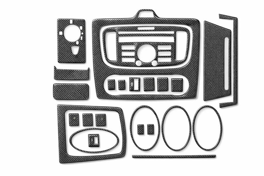 Ford Focus II 2008–2011 Kryty panelu Clima (Maxi-set, karbon) Image