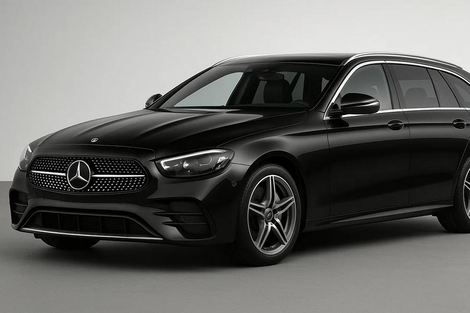 Mercedes E-class W213 2016–2023 Přední maska chladiče Diamond Black (pro SW, 2020+) Image