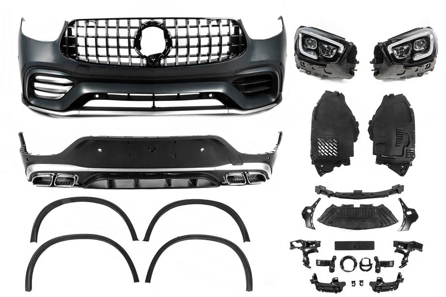 Mercedes GLC Coupé C253 2016–2023 Kompletní facelift kit na GLC63 2022 Fotografie 1
