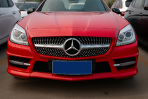 Mercedes SLK R172 2011–2016 Přední maska chladiče Diamond Black fotografie 1