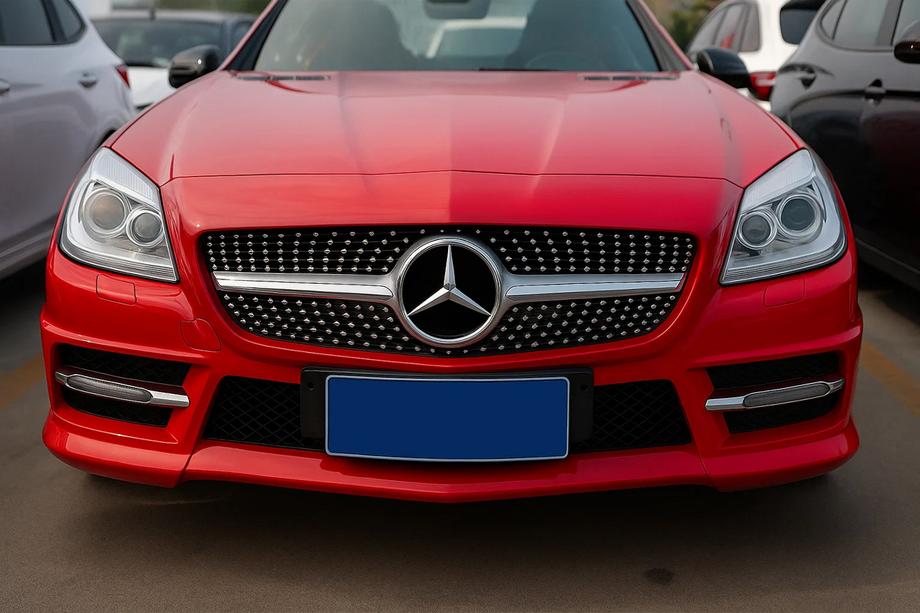 Mercedes SLK R172 2011–2016 Přední maska chladiče Diamond Black Image