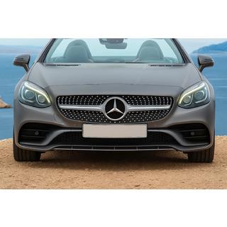 Přední maska chladiče Diamond Silver Mercedes SLC R172 2016–2020 fotografie 1