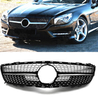 Mercedes SL R231 2012–2020 Přední maska chladiče Diamond Black (2012-2016) fotografie 1