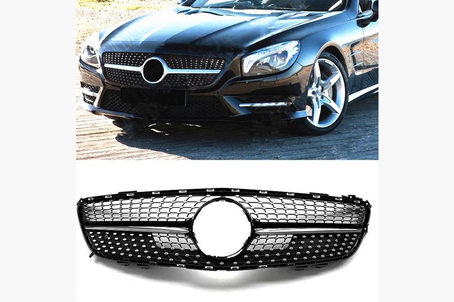 Mercedes SL R231 2012–2020 Přední maska chladiče Diamond Black (2012-2016) Image