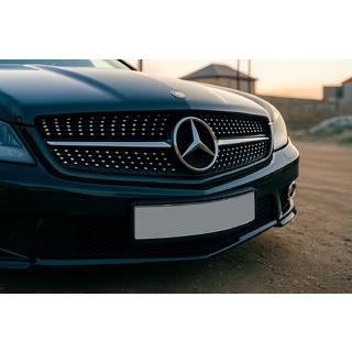 Přední maska chladiče Diamond Black (2008-2011) Mercedes SL R230 2001–2011 fotografie 1