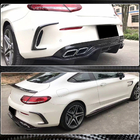 Mercedes C-Class W205 2014–2021 Difuzor zadního nárazníku V2 (pro kupé/kabriolet C63 AMG 2015-2019, karbon) fotografie 3