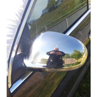 Chromové kryty zpětných zrcátek (2 ks, nerez) fotografie 4