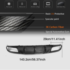 Mercedes C-Class W205 2014–2021 Difuzor zadního nárazníku V1 (pro kupé/kabriolet C63 AMG 2015-2019, karbon) fotografie 2