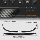 Mercedes C-Class W205 2014–2021 Karbonový lip na přední nárazník Lip V1 (pro kupé/kabriolet C63 AMG 2015-2019) fotografie 4