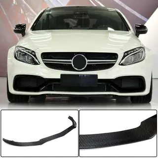Karbonový nástavec předního nárazníku Lip V3 (pro kupé/kabriolet C63 AMG 2015-2019) fotografie 1