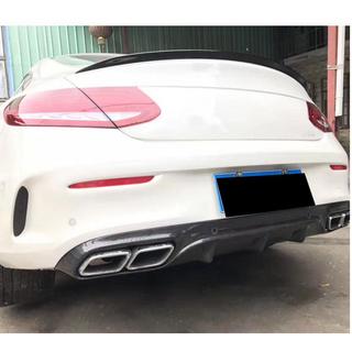Spoiler V3 (pro kupé 2015-2019, karbon) Mercedes C-Class W205 2014–2021 fotografie 2