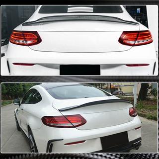 Spoiler V4 (pro kupé 2015-2019, karbon) Mercedes C-Class W205 2014–2021 fotografie 4