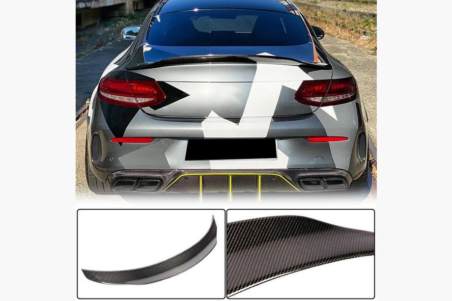 Mercedes C-Class W205 2014–2021 Spoiler V4 (pro kupé 2015-2019, karbon) Image