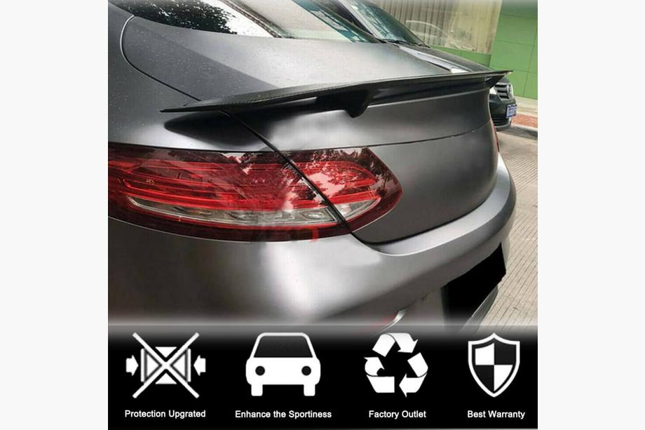Mercedes C-Class W205 2014–2021 Spoiler V10 (pro kupé 2015–2019, karbon) Fotografie 3