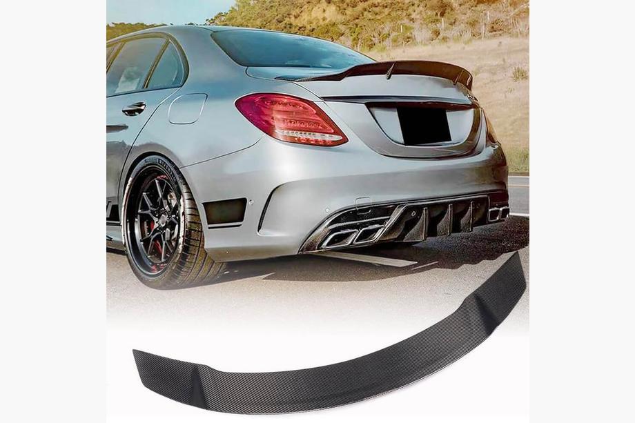 Mercedes C-Class W205 2014–2021 Spoiler V1 (pro SD 2015-2019, karbon) Image