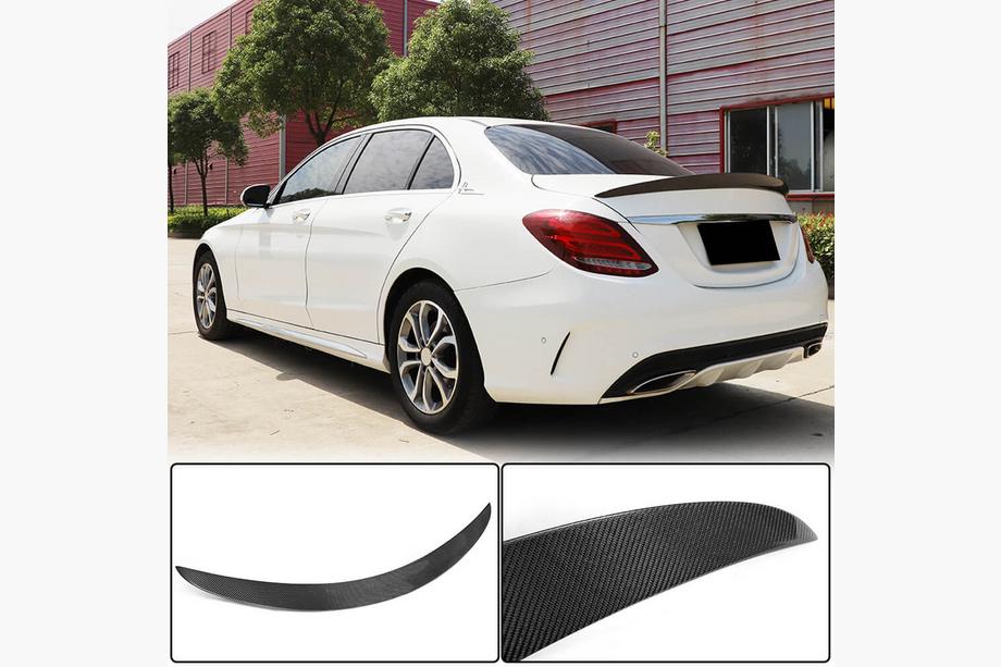Mercedes C-Class W205 2014–2021 Spoiler V2 (pro SD 2015-2019, karbon) Image