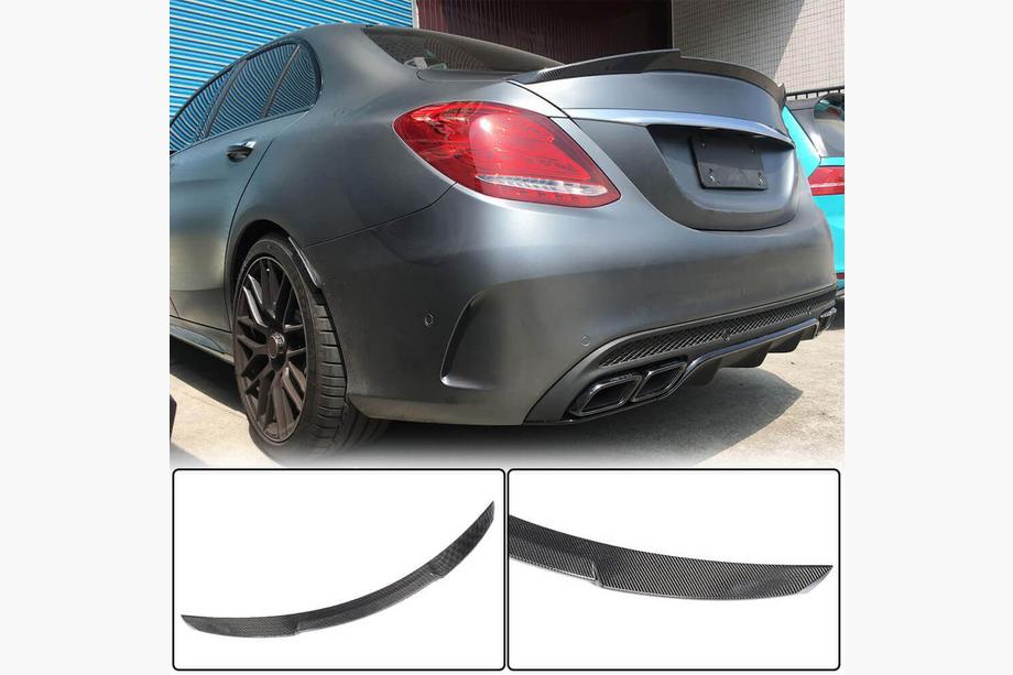 Mercedes C-Class W205 2014–2021 Spoiler V6 (pro SD 2015-2021, karbonový) Image