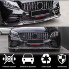 Mercedes C-Class W205 2014–2021 Nástavec předního nárazníku Lip (pro SD AMG-Line 2019-2021, karbon) fotografie 2