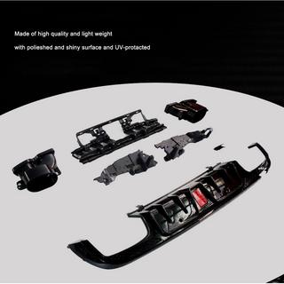 Difuzor zadního nárazníku s koncovkami výfuku (pro SD C43 AMG 2015-2021, karbon) fotografie 3