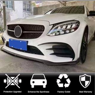 Nástavce (lip spoiler) předního nárazníku (pro SD AMG-Line 2015-2019, karbon) fotografie 2